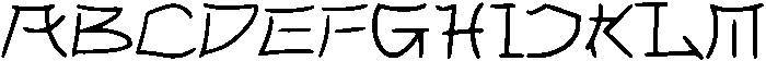 FT Kakuji Regular otf (400) Font UPPERCASE