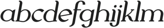 FT Milky Bold Italic otf (700) Font LOWERCASE