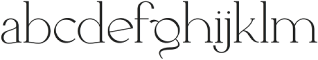 FT Milky Light otf (300) Font LOWERCASE