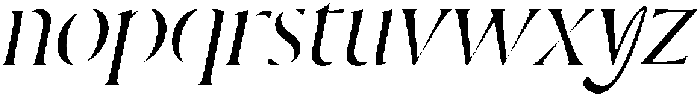 FT Pavielle Italic Light otf (300) Font LOWERCASE