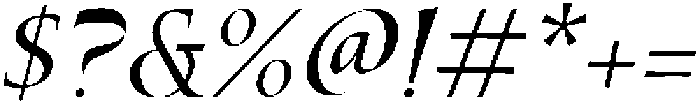 FT Pavielle Italic otf (400) Font OTHER CHARS