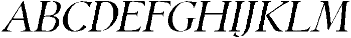 FT Pavielle Italic otf (400) Font UPPERCASE