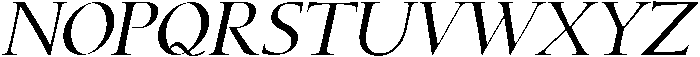 FT Pavielle Italic otf (400) Font UPPERCASE