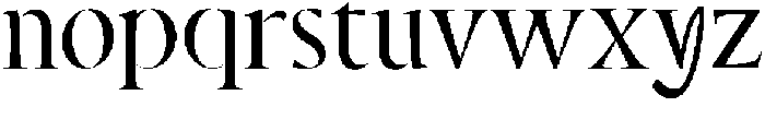 FT Pavielle Regular otf (400) Font LOWERCASE