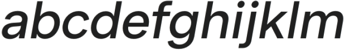 FT Sterling Medium Italic otf (500) Font LOWERCASE