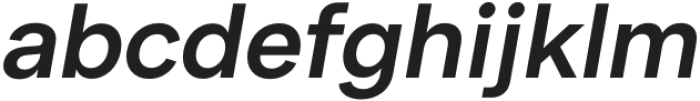 FT Sterling Semi-Bold Italic otf (600) Font LOWERCASE