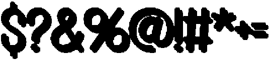 Ft Baile Rounded Shadow Regular otf (400) Font OTHER CHARS