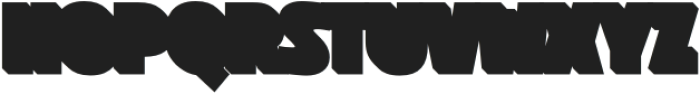 Ft Bueloz Shadow Regular otf (400) Font UPPERCASE