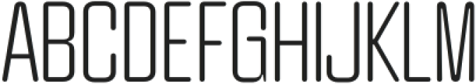 Ft Zeux Light Rounded otf (300) Font UPPERCASE