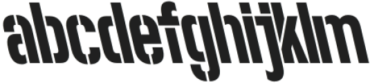 FtFeliuxLeftOblique-Regular otf (400) Font LOWERCASE