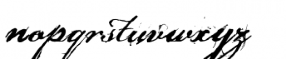 FT Grandpas Script Font LOWERCASE