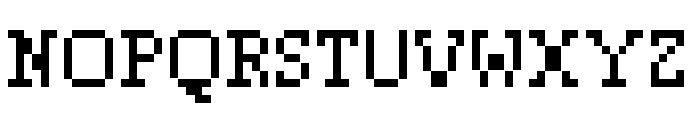 FT Serif Regular Font UPPERCASE