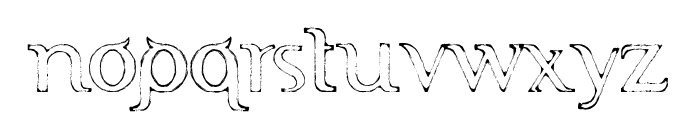 FTF Indonesiana Sketch Serif v.1 Font LOWERCASE