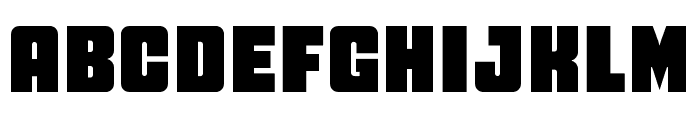 FTYOverKillIroncladNC Font LOWERCASE