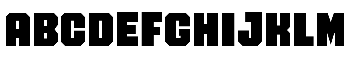 FTYOverKillMachinedNC Font LOWERCASE