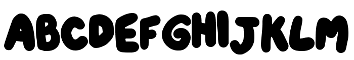 Ftoonk Regular Font UPPERCASE