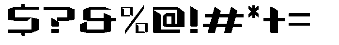 FT Nexrion Regular Font OTHER CHARS