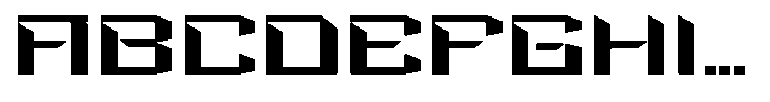 FT Nexrion Regular Font UPPERCASE