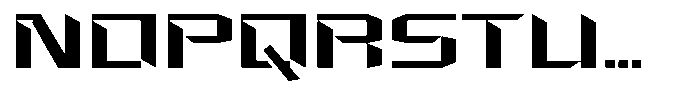 FT Nexrion Regular Font UPPERCASE