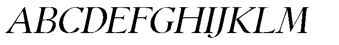 FT Pavielle Italic Font UPPERCASE
