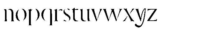 FT Pavielle Light Font LOWERCASE