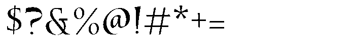 FT Pavielle Regular Font OTHER CHARS