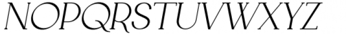 FTMilky Italic Font UPPERCASE