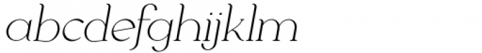 FTMilky Light Italic Font LOWERCASE