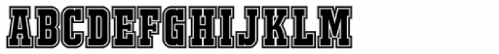 FTY JACKPORT COLLEGE B Font UPPERCASE
