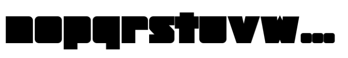 FTY Ultra Chiseled Bold Italic Font LOWERCASE