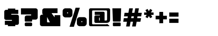FTY Ultra Chiseled Bold Font OTHER CHARS