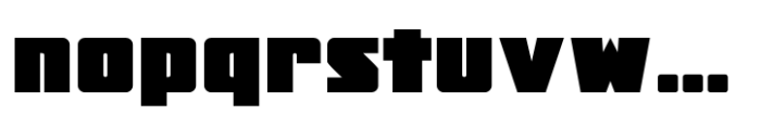 FTY Ultra Chiseled Bold Font LOWERCASE
