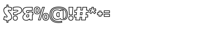 Ft Bueloz Outline Outline Font OTHER CHARS