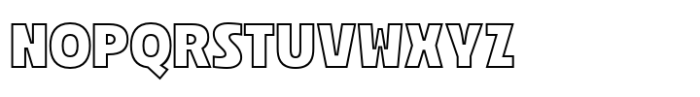 Ft Bueloz Outline Outline Font UPPERCASE