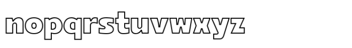 Ft Bueloz Outline Outline Font LOWERCASE