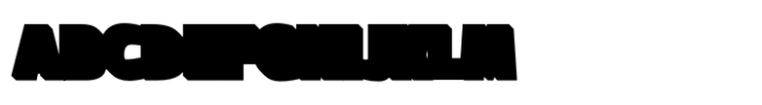 Ft Bueloz Outline Shadow Font UPPERCASE