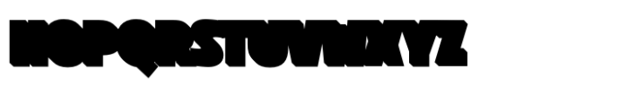 Ft Bueloz Outline Shadow Font UPPERCASE