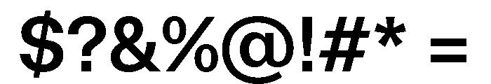 FTAktualOvershoot Medium Font OTHER CHARS
