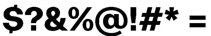 FTAktualUnlicensedTrial Bold Font OTHER CHARS