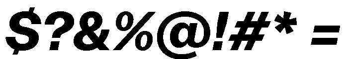 FTAktualUnlicensedTrial BoldItalic Font OTHER CHARS