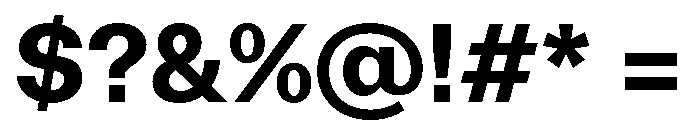 FTAktualUnlicensedTrial Semibold Font OTHER CHARS