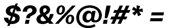 FTAktualUnlicensedTrial SemiboldItalic Font OTHER CHARS
