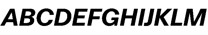 FTAktualUnlicensedTrial SemiboldItalic Font UPPERCASE
