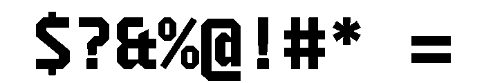 FTAthleticMonoUnlicensedTrial Bold Font OTHER CHARS