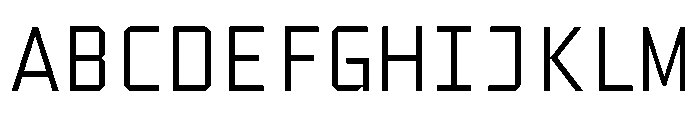 FTAthleticMonoUnlicensedTrial Light Font UPPERCASE