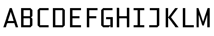 FTAthleticMonoUnlicensedTrial Regular Font UPPERCASE