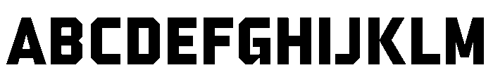 FTAthleticUnlicensedTrial Heavy Font UPPERCASE