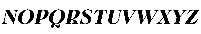 FTBrickDisplay BlackItalic Font UPPERCASE