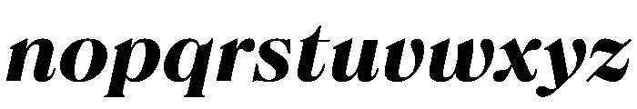 FTBrickDisplay BlackItalic Font LOWERCASE