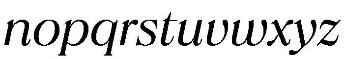FTBrickDisplay LightItalic Font LOWERCASE